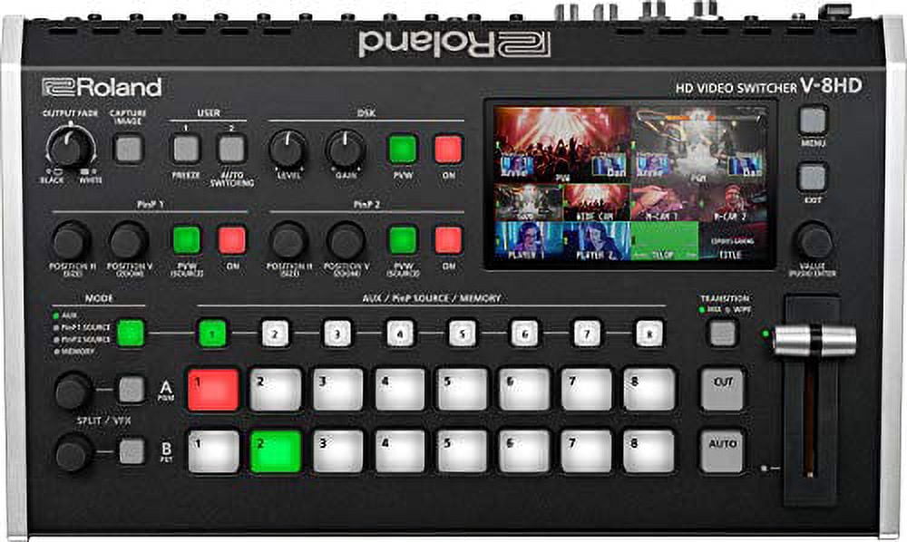Roland V-8HD コントローラー Roland V-8HD HD Video Switcher - Walmart.com