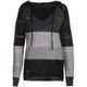 thumbnail image 5 of Sudadera con capucha para mujer Suéteres Color Block Sudaderas de manga larga Lounge Hoodie Tops Ormromra WMZY-673-27, 5 of 8