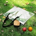 thumbnail image 5 of Elegant Watercolor Orchids Bamboo Leaves Pattern Outdoor Picnic Blanket, Foldable Waterproof Beach Mat, Portable Beach Blanket for Beach Camping, Hiking, Family Concerts, 5 of 7