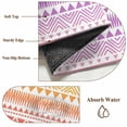 thumbnail image 4 of Purple Yellow Boho Area Rug Washable 3x5 Entryway Rug Non-Slip Indoor Low Pile Ethnic Tribe Arrows Geometric Floor Carpet Small Rugs for Bedroom Office Living Room Kitchen Entrance Nursery, 4 of 9