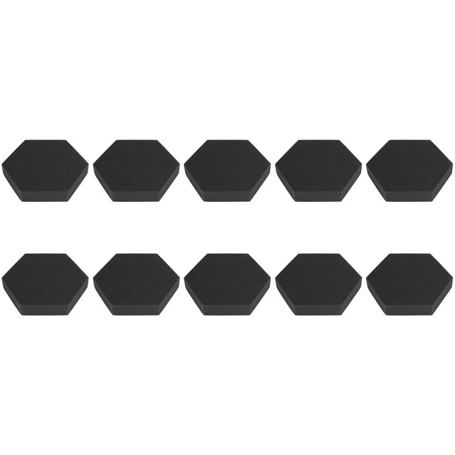 Espuma acústica hexagonal, 10 piezas de espuma acústica hexagonal, paneles de amortiguación de sonido hexagonales, panel de espuma de absorción muy recomendado