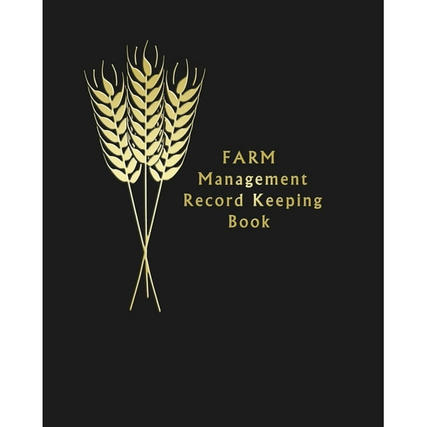 Farm Management Record Keeping Book Farm record log organizer, to