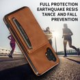 thumbnail image 5 of ELEHOLD Leather Wallet Case for Samsung Galaxy A32 5G Case, Galaxy A32 5G Wallet Case with PU Leather Card Pockets Back Flip Cover,Brown, 5 of 5