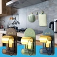 thumbnail image 1 of Wall-Mounted Basin Holder with Strong Adhesive Hook - Adjustable Bathroom Storage Rack for Sinks, Organizers, and Small Items, 1 of 3