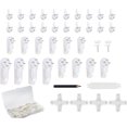 thumbnail image 1 of 43 Pcs Ganchos de Pared Ganchos Invisibles para Colgar en La Pared de Uñas Ganchos de Pared Sin Marcas Traceless Photo Hook para Cuadros Colgadores de Marcos de Fotos Ganchos de Plástico de Pared Dura, 1 of 4
