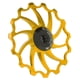 thumbnail image 2 of Polea Guía De Bicicleta, Rueda Guía De Alta Lubricidad Ligera 15T Para Bicicletas OTVIAP Oro, 2 of 8
