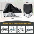 thumbnail image 2 of Funda para triciclo MOONCOOL, impermeable y a prueba de polvo, 191 x 76 x 112 cm, 2 of 6