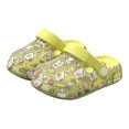 thumbnail image 4 of Lusa Cute Bunny Print Kids Slippers with Holes Girls and Boys Summer Transparent Comfortable Thick-Soled Non- Beach Sandals Casual Outdoor Play Cool Shoes Green 2.5-3.5 Years, 4 of 6