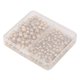 thumbnail image 2 of 300pcs Tachuelas de mapa redondo Pernos de empuje de cabeza de perla para tablero de anuncios Costura Herramienta práctica de marcado fijo(dorado) navidad christmas tachuelas Spptty artesanía, 2 of 8
