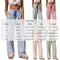 thumbnail image 3 of Edvintorg Womens Capris for Summer Elastic Waisted Casual Lightweight Capri Pants with Pockets Fashion Clothing Women Gray XL, 3 of 10