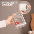 thumbnail image 4 of Prima Plastic Container With Lids Set Of 3 - Beige, 640ml+ 1350ml+ 2350ml | Clear Kitchen Storage Box - Food Storage Jars For Kitchen, Tea Sugar Container | Airtight, Durable, Multipurpose, Stackable, 4 of 5