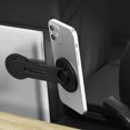 thumbnail image 3 of Soporte de teléfono lateral magnético para pantalla de computadora portátil para MacBook/iPhone 14 13 (negro) Ehuebsd  Para estrenar, 3 of 9