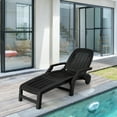 thumbnail image 4 of Gymax Set of 2 Patio Adjustable Chaise Lounge Chair Folding Sun Lounger Recliner Black, 4 of 10