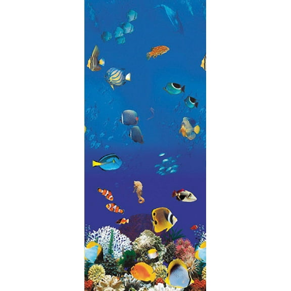 SmartLine 18' x 33' Oval Caribbean Overlap Liner - 48" / 52" H - 25 Gauge