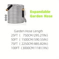 thumbnail image 4 of 3/4 Heavy Duty Stainless Steel Metal Garden Hose - Ultra Flexible, Lightweight, Tangle-Free, Puncture Proof - Perfect for Yard, Outdoor Irrigation Needs, 4 of 16
