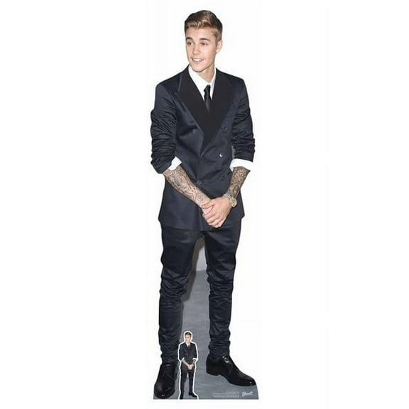 Star Cutouts Paper and Cardboard Cutout Justin Bieber Smart Suit & Smile