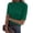 Dark Green, variant on Women’s Short Sleeve Mock Neck Knit Top Ribbed Pullover Sweater Soft Stretchy Slim Fit Basic Lightweight Jumper Beige L