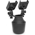 thumbnail image 6 of WeatherTech CupFone Duo - Universal Dual Cell Phone Cup Holder (8ACF11DBK) with Black Billet Knobs, 6 of 7