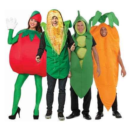 Adult Vegetable Group Costume Set