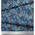 thumbnail image 3 of Soimoi Cotton Duck Fabric Square Geometric Print Fabric by the Yard 42 Inch Wide, 3 of 3