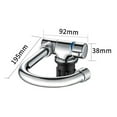 thumbnail image 4 of Robinet de Cuisine Pliable Rotation 360 Degrés Robinet d'Eau Évier Poignée Unique Mitigeur Eau Froide & Chaude pour Rv Bateau, 4 of 4