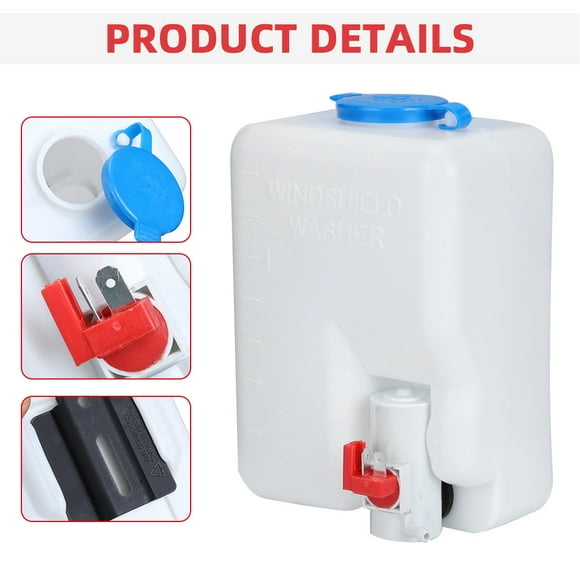 Botella lavaparabrisas para Hyundai, herramienta de limpieza de parabrisas universal de 12 V para automóvil, durabilidad probada en el tiempo