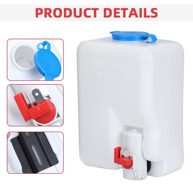 Herramienta De Limpieza De Automóviles Kit De Rociador De Depósito De Líquido Kit De Botella De Limpiaparabrisas Botella De Limpiaparabrisas Lavaparabrisas Bomba Lavadora