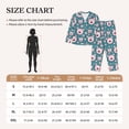 thumbnail image 4 of Balery Funny Pig Faces Conjunto de Pijama con Estampado para Mujer, Conjunto de Dos Piezas con Manga Larga, Ropa de Dormir Suave con Bolsillos, Pijamas Cómodos-Medium, 4 of 7