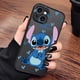 thumbnail image 4 of Disney-funda translúcida esmerilada para iPhone, carcasa bonita de Stitch para iPhone 14, 13, 12, 11 Pro Max, XS Max, X, XR, 7, 8 Plus, 6S, 5S, 4 of 5