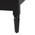 thumbnail image 4 of Baxton Studio Braith Farmhouse Black Spindle Wood King Size Platform Bed, 4 of 6
