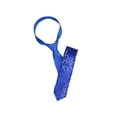 thumbnail image 1 of CORBATA DE LENTEJUELAS PARA HOMBRE INSPIRADA EN CHIC, CORBATA DE NUDO AUTOAJUSTABLE, BRILLANTE, TRAJE DE FIESTA, AZUL REAL, TALLA ÚNICA, 1 of 6