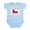 Sky Blue, variant on CafePress - I Love My Chilean Dad Infant Bodysuit - Baby Light Bodysuit, Size Newborn - 24 Months