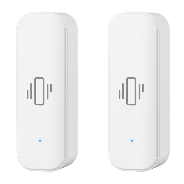 2X Tuya Smart Vibration Sensor ZigBee Tuya Sensor Monitor App Control Security Protection Zigbee Sensor