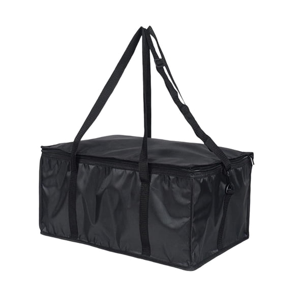 Bolsa térmica para compra con cremallera, reutilizable, para entrega de comida, ideal para barbacoa, viajes, picnic. 60 cm x 40 cm x 35 cm