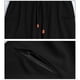 thumbnail image 4 of Amzcrzy Pantalones Deportivos Hombre Ajustados Elásticos Malla En Muslos Cintura Elástica Doble Cremallera Tobillos Entrenamiento Running Ejercicio Tallas S-XL Negro, 4 of 7