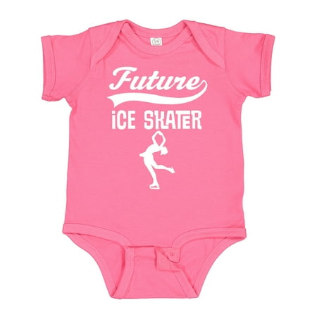 

Inktastic Future Ice Skater Girls Skating Gift Baby Boy or Baby Girl Bodysuit
