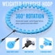thumbnail image 4 of Aro de fitness con peso JKSHMYT, 30 eslabones, ajustable, 3 kg, azul, 4 of 6