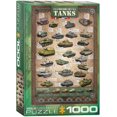 thumbnail image 1 of Rompecabezas EuroGraphics History of Tanks de 1000 piezas multicolor, 1 of 3