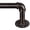 Vintage Bronze, variant on 1 Inch Industrial Wrap Around Curtain Rods, Black, 32"-48" | Adjustable Wrap Around Blackout Design, Indoor/Outdoor Use, Room Divider, Heavy Duty Iron Material, for Windows 32 to 48