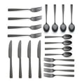 thumbnail image 2 of ORNATIVE Rena 20-Piece Matte Black Stainless Steel Flatware Set for 4, 2 of 4