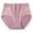 Purple, variant on Wdfiry Plus Size Panties for Women Lace Cotton Underwear High Waist Stretch Soft Breathable Briefs with Multiple Colors Available