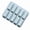 J, variant on Non-Stick Silicone Gold Nugget Mold - Pink & Blue Candy Molds for Cakes, Chocolates & Desserts