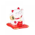 thumbnail image 4 of Solar Powered Maneki Neko Lucky Beckoning Cat with Waving Arm, Lucky Fortune Cat Japanese Lucky Cat for Home Car Office Shop Decor, 4 of 6