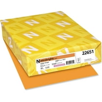 Color Paper, 24lb, 8 1/2 x 11, Cosmic Orange, 500 Sheets