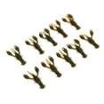 thumbnail image 4 of 10 Pezas de Pesca Suave, Cebo de Pvc para Camarones, Señuelos Artificiales de Crawdad para Pesca de Lubina, Marrón Oscuro, un Paquete de Diez, 4 of 7