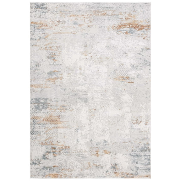 SAFAVIEH Princeton Beaufort Abstract Area Rug, Light Beige/Grey, 8' x 10'