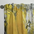 thumbnail image 3 of Designart 'Yellow Marbled III' Modern & Contemporary Curtain Panel, 3 of 5