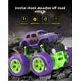 thumbnail image 3 of Coche de juguete RC Realistic Stunt Off-Road 4WD morado para niños, 3 of 3
