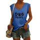thumbnail image 2 of Camisas con estampado informal con estilo para mujer, camisetas holgadas de manga corta de talla grande, blusa con cuello en V OAVQHLG3B Store lin121212, 2 of 5