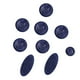 thumbnail image 1 of 9 piezas de incrustaciones de botones de llave de saxofón para saxofón alto tenor soprano Azul, 1 of 9